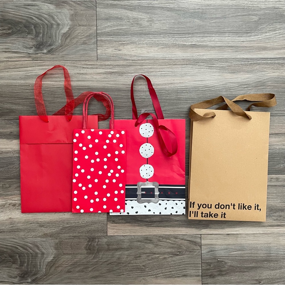 Various Size Paper Gift Bags Bundle